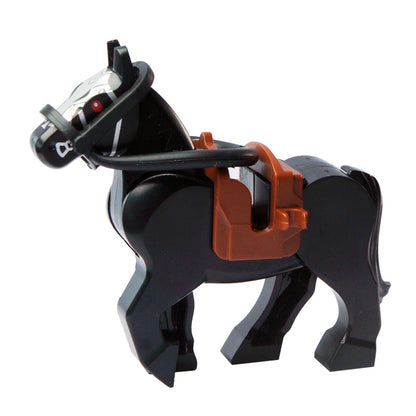 Building block war horse toy
