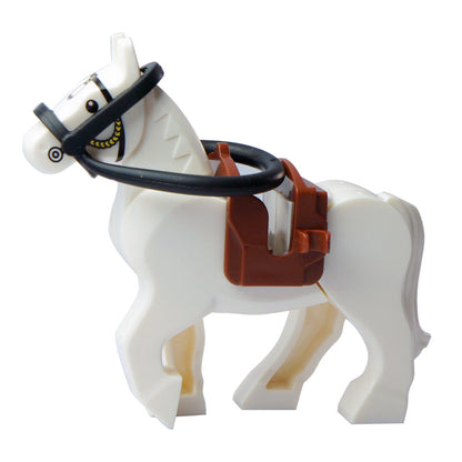 Building block war horse toy