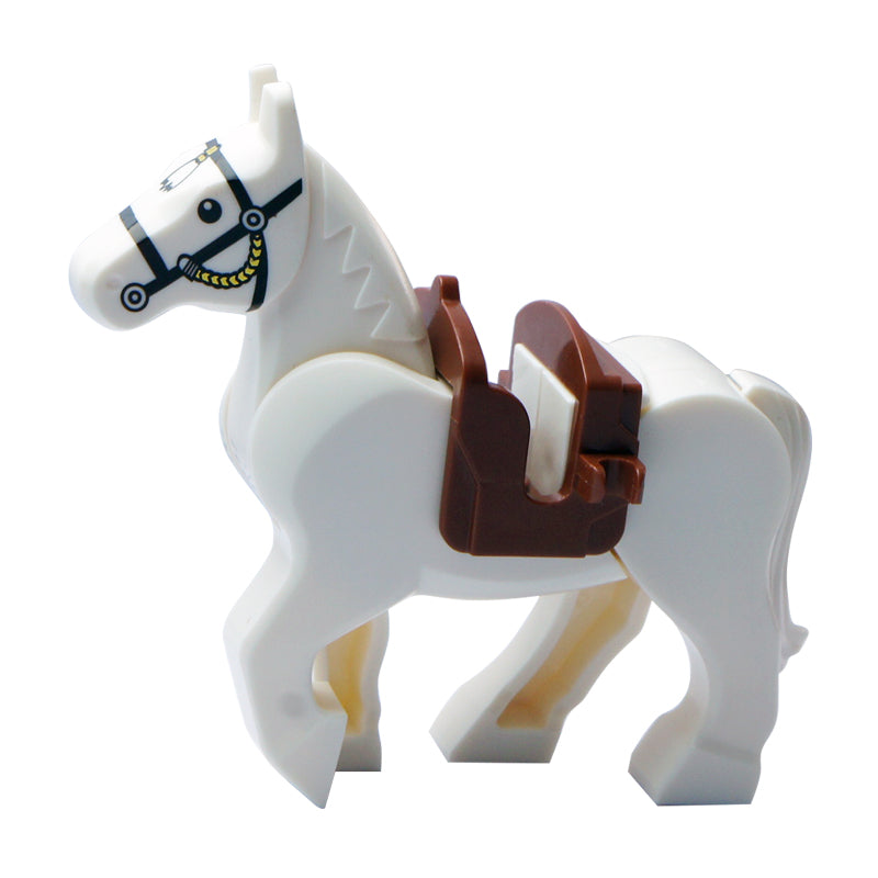 Building block war horse toy