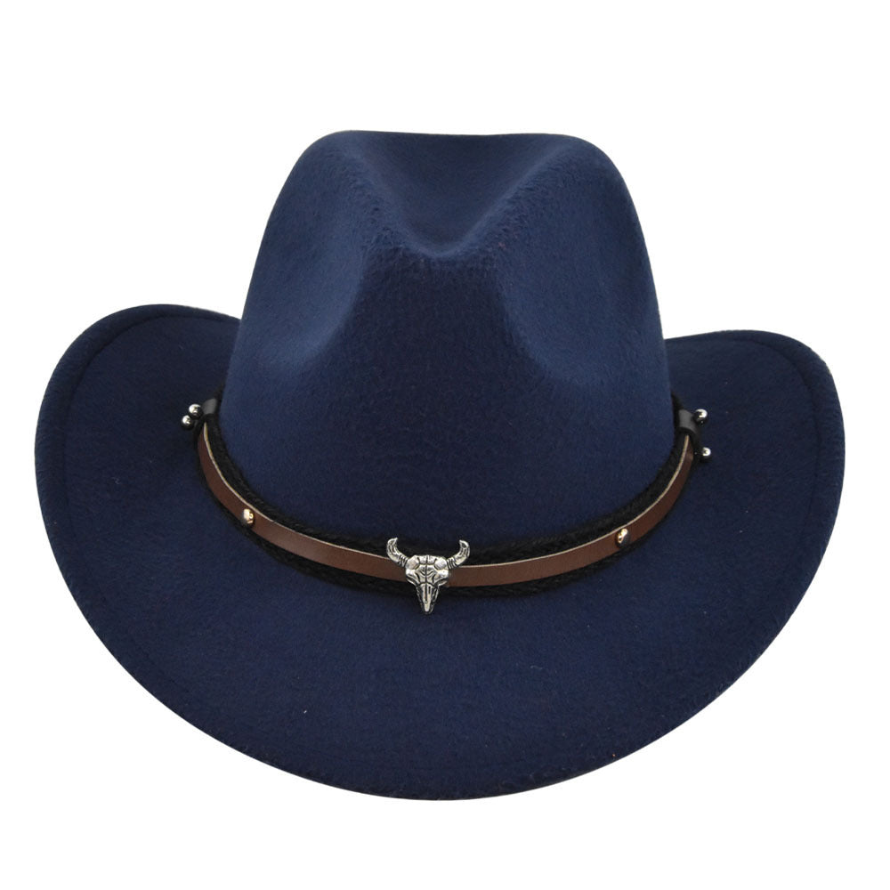 Cowhead Western Cowboy Hat Cornice
