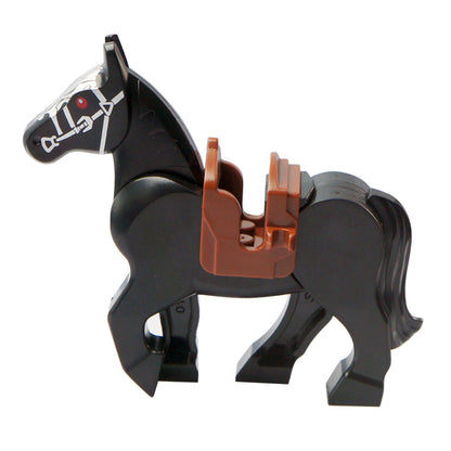 Building block war horse toy