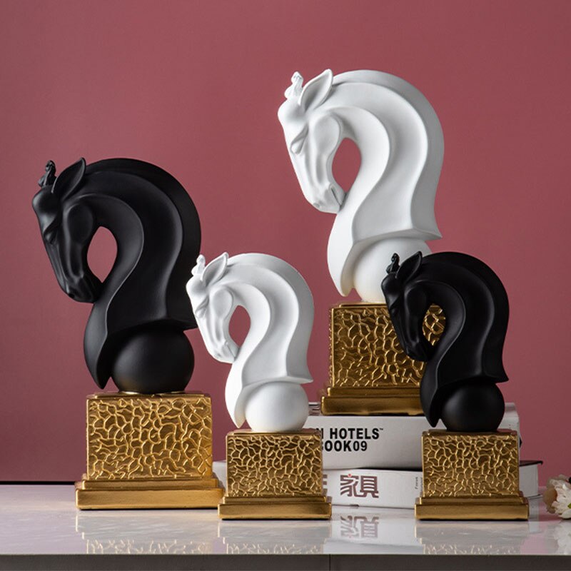 Horse head creative furnishing pieces