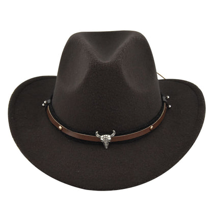 Cowhead Western Cowboy Hat Cornice