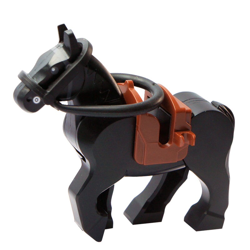 Building block war horse toy