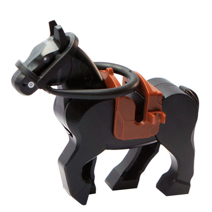 Building block war horse toy