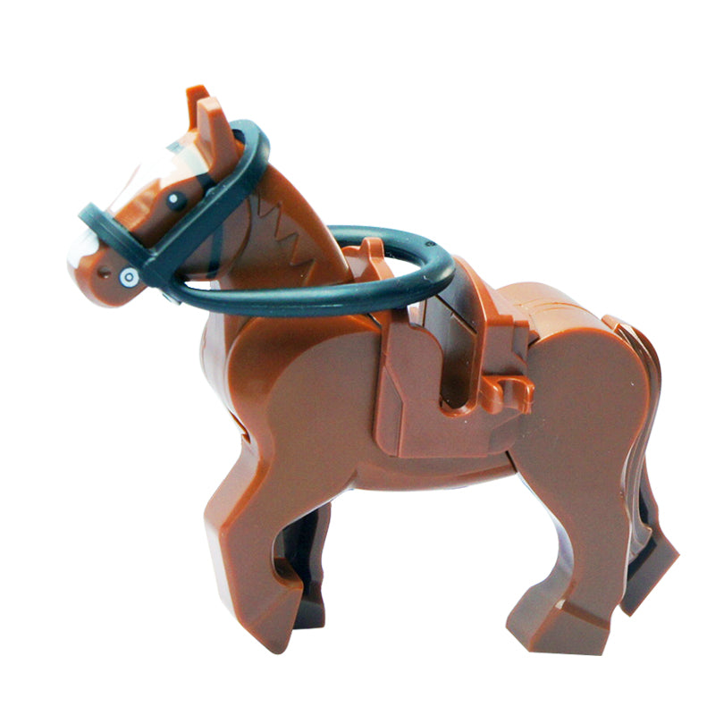 Building block war horse toy