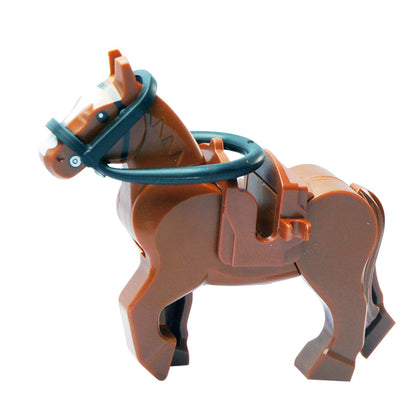 Building block war horse toy