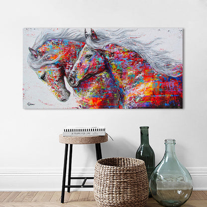 Frameless horse decorative painting