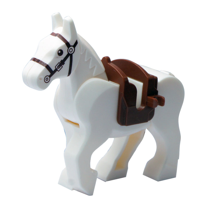 Building block war horse toy