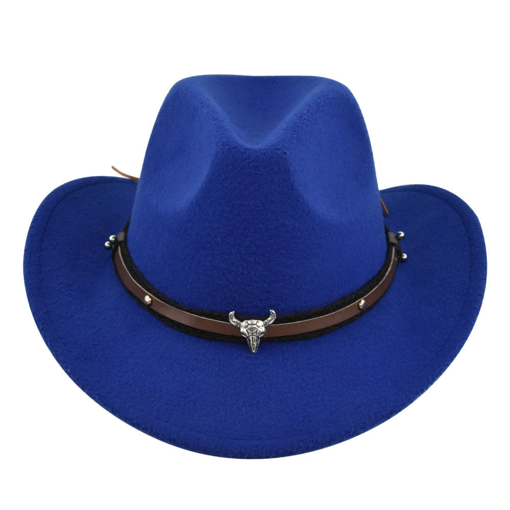 Cowhead Western Cowboy Hat Cornice