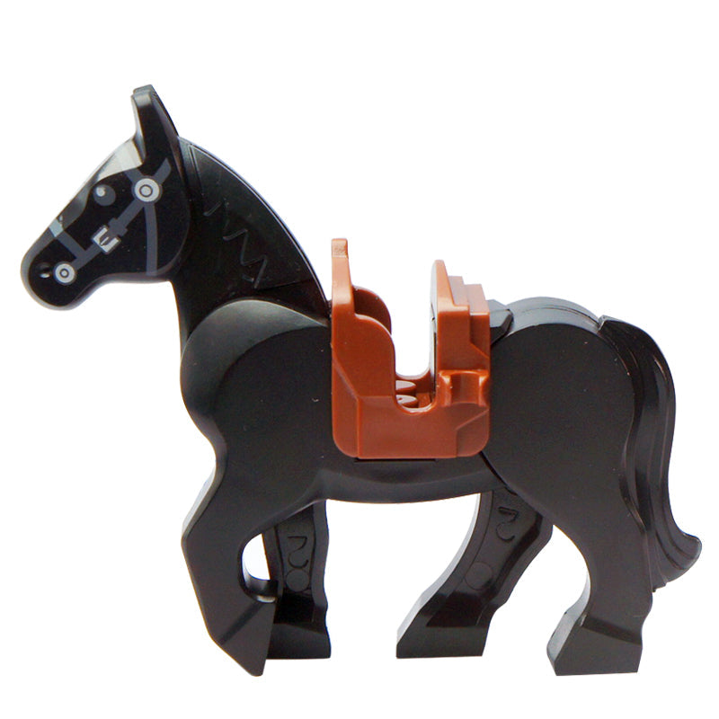 Building block war horse toy