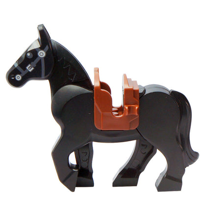 Building block war horse toy