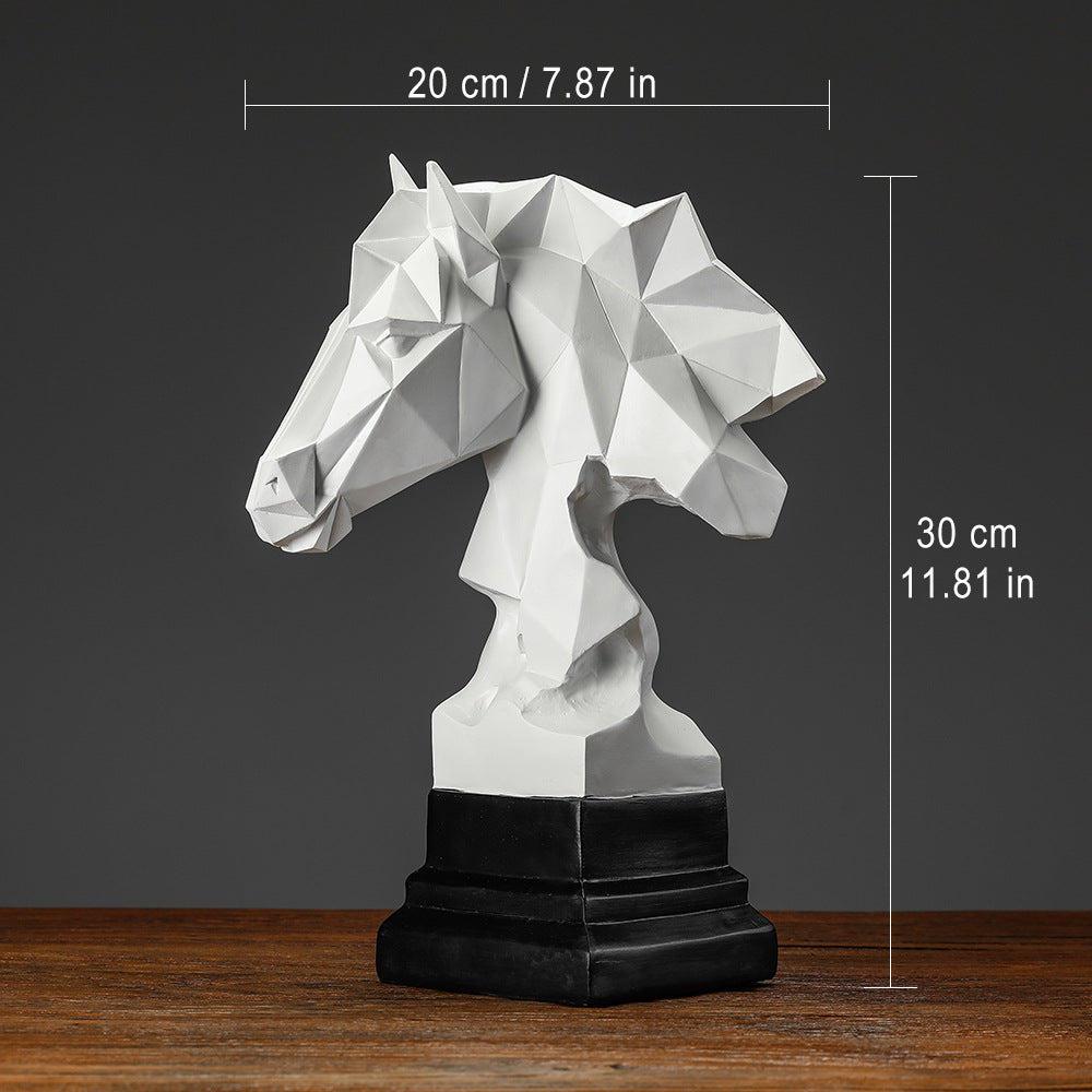 Artistic Geometric Horse Ornaments Creative Home