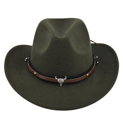 Cowhead Western Cowboy Hat Cornice