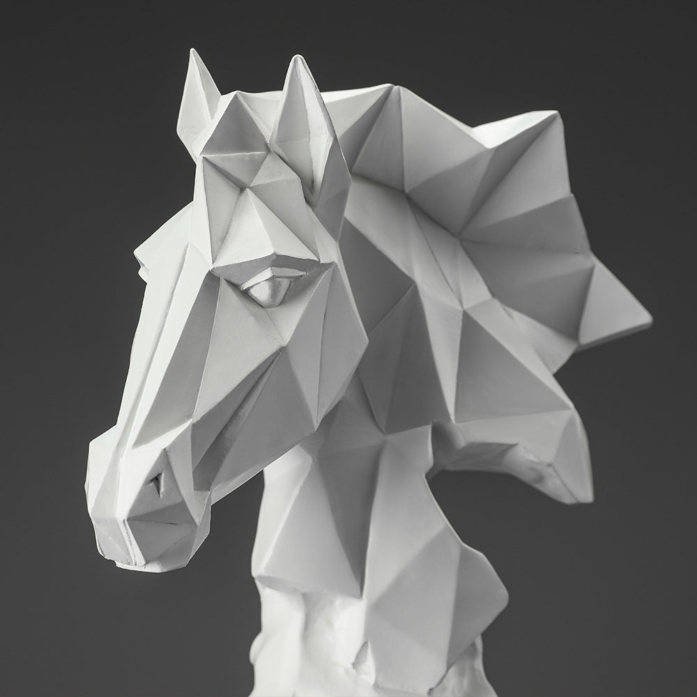 Artistic Geometric Horse Ornaments Creative Home