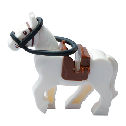 Building block war horse toy