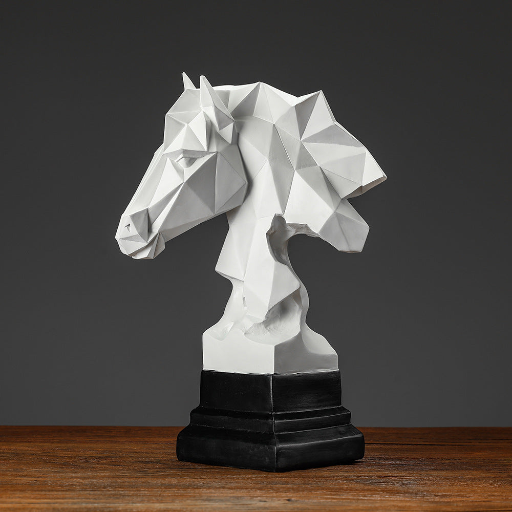 Artistic Geometric Horse Ornaments Creative Home
