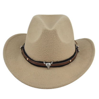 Cowhead Western Cowboy Hat Cornice