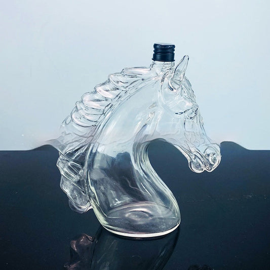 Horse Head Whiskey Bottle