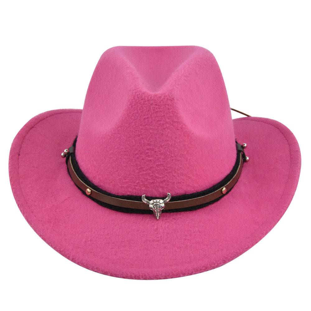 Cowhead Western Cowboy Hat Cornice