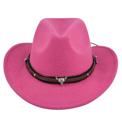 Cowhead Western Cowboy Hat Cornice