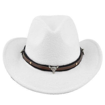 Cowhead Western Cowboy Hat Cornice