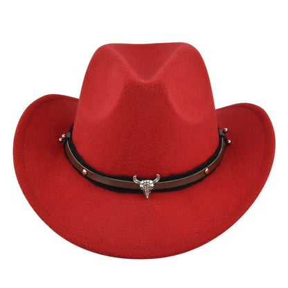 Cowhead Western Cowboy Hat Cornice